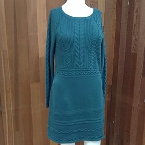 BR Hunter green sweater dress, SP